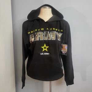 U.S. Army Black Hoodie Sweatshirt